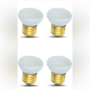 haraqi 4 Pack R14 25W E26 reflector short neck light bulb. New in box